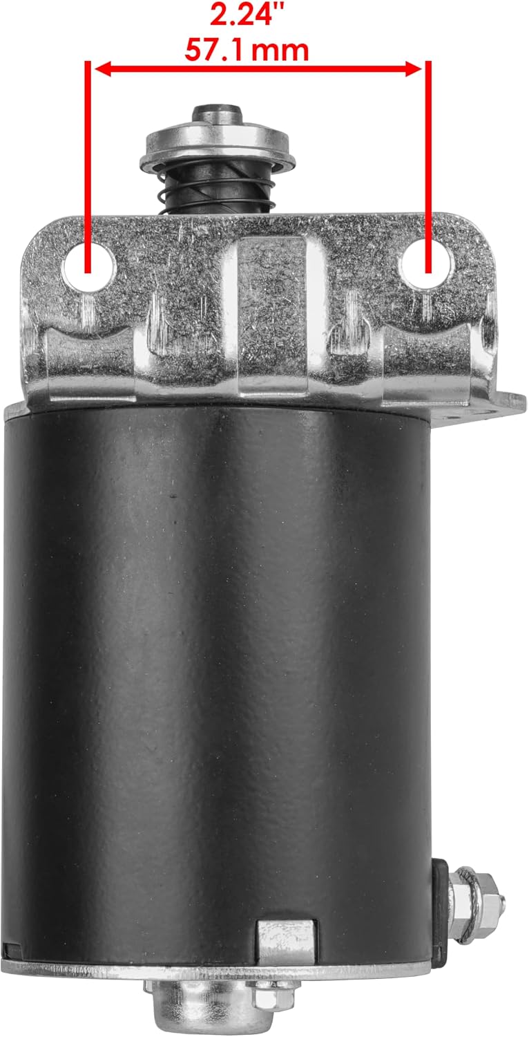Caltric Starter Compatible with John Deere E120 E130 E140 E150 E160 E170 MIA13038 / 15 Teeth Steel Gear