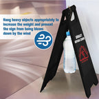 2 Pack 24" Height Blank Floor Sign Black A-frame Foldable Caution Sign Stick/Write-On Double Sided Safety Warning for