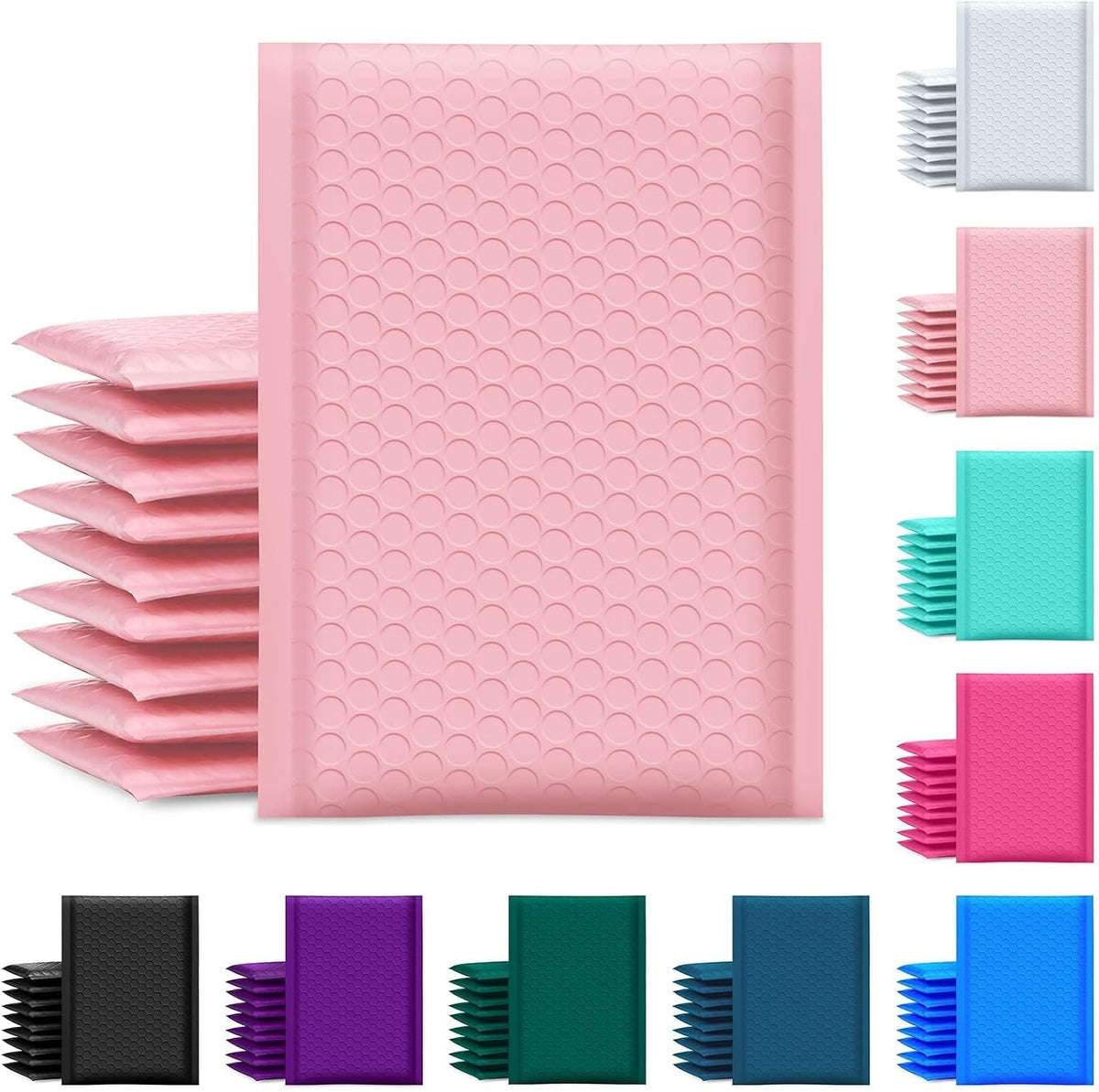 Bubble Mailers 6x10" Light Pink Usable Size 6x9" Padded 100 Pack #0