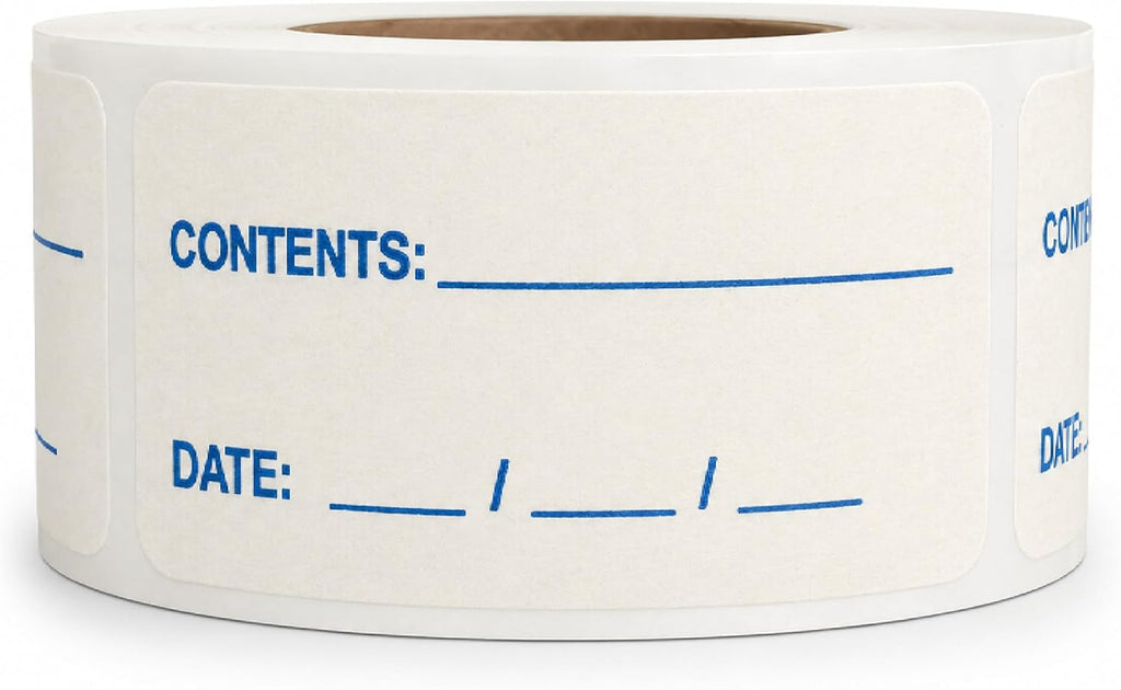Dissolvable Food Labels, 1 x 2 Inch, 500/Roll