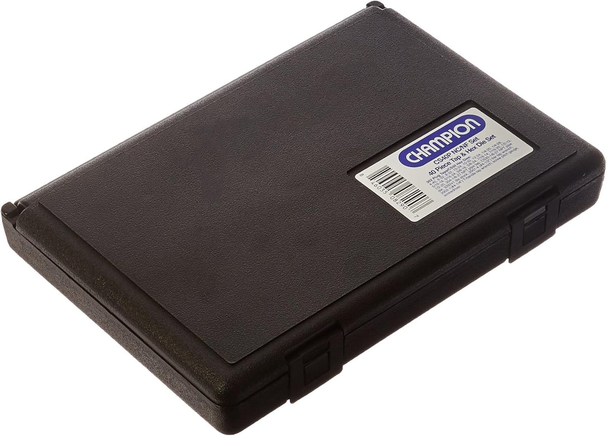Champion Cutting Tool Corp CS40P Contractor Series Tap and Die Set (40 Piece)