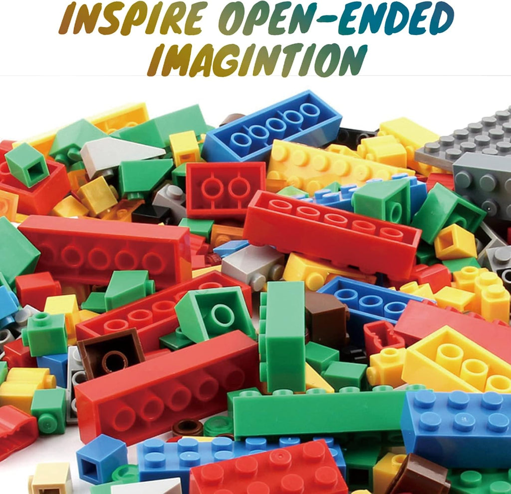 1500 Pieces Building Bricks, Classic Bulk Small Blocks, Classic Bricks Set Basic Building Blocks Compatible with All