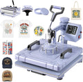 15x15 inch 5 in 1 Swing Away Heat Press Machine for T Shirts | Upgrade your DIY projects and small business with a