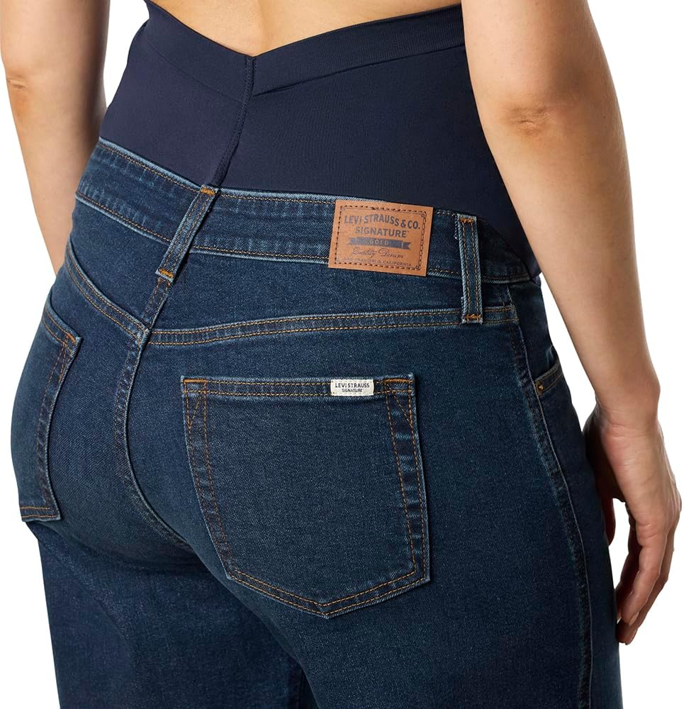 Women's Maternity Comfort-Stay Wide Leg Jeans