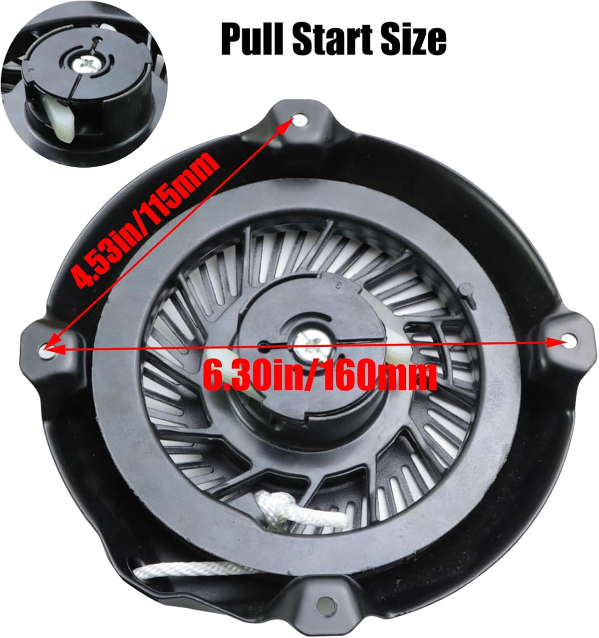 DVBB Recoil Starter Compatible with Briggs Stratton 591301