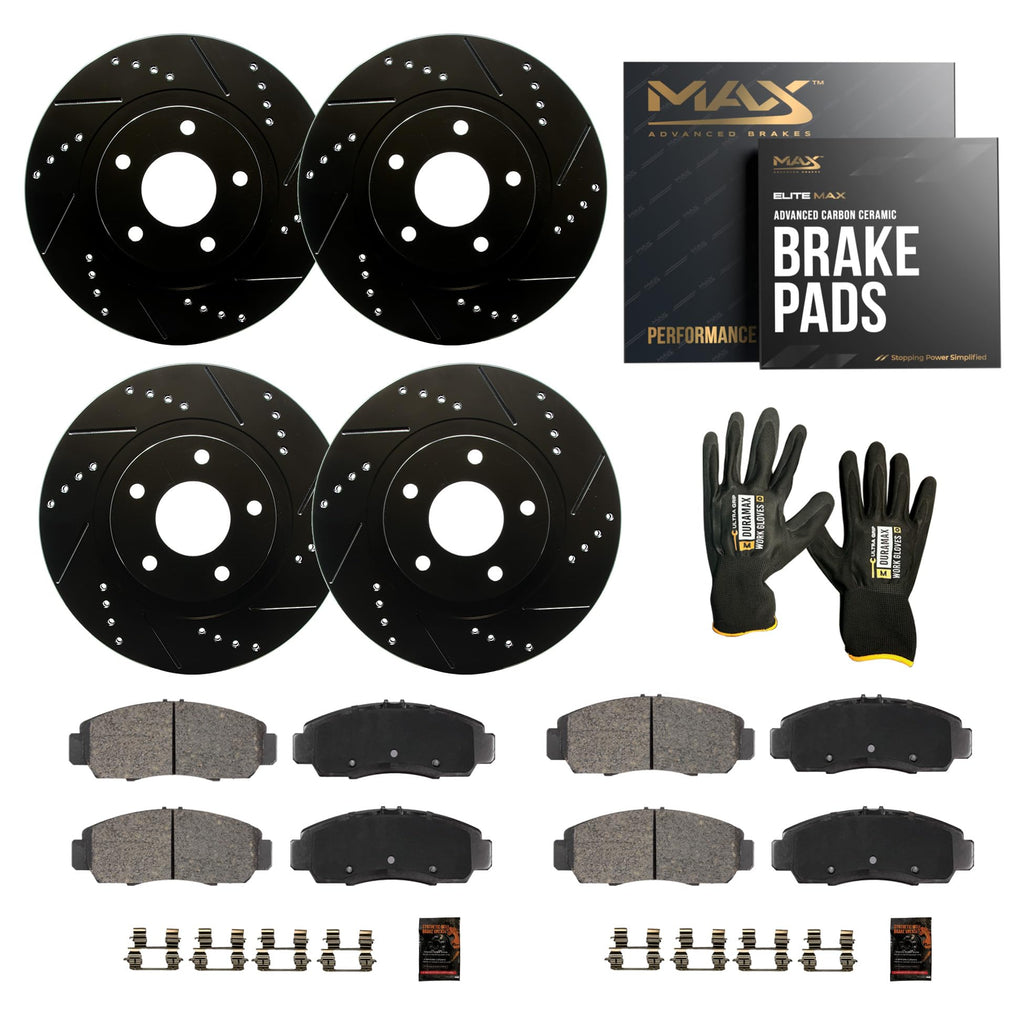 Max Advanced Brakes Front & Rear Brake Kit For VW Jetta