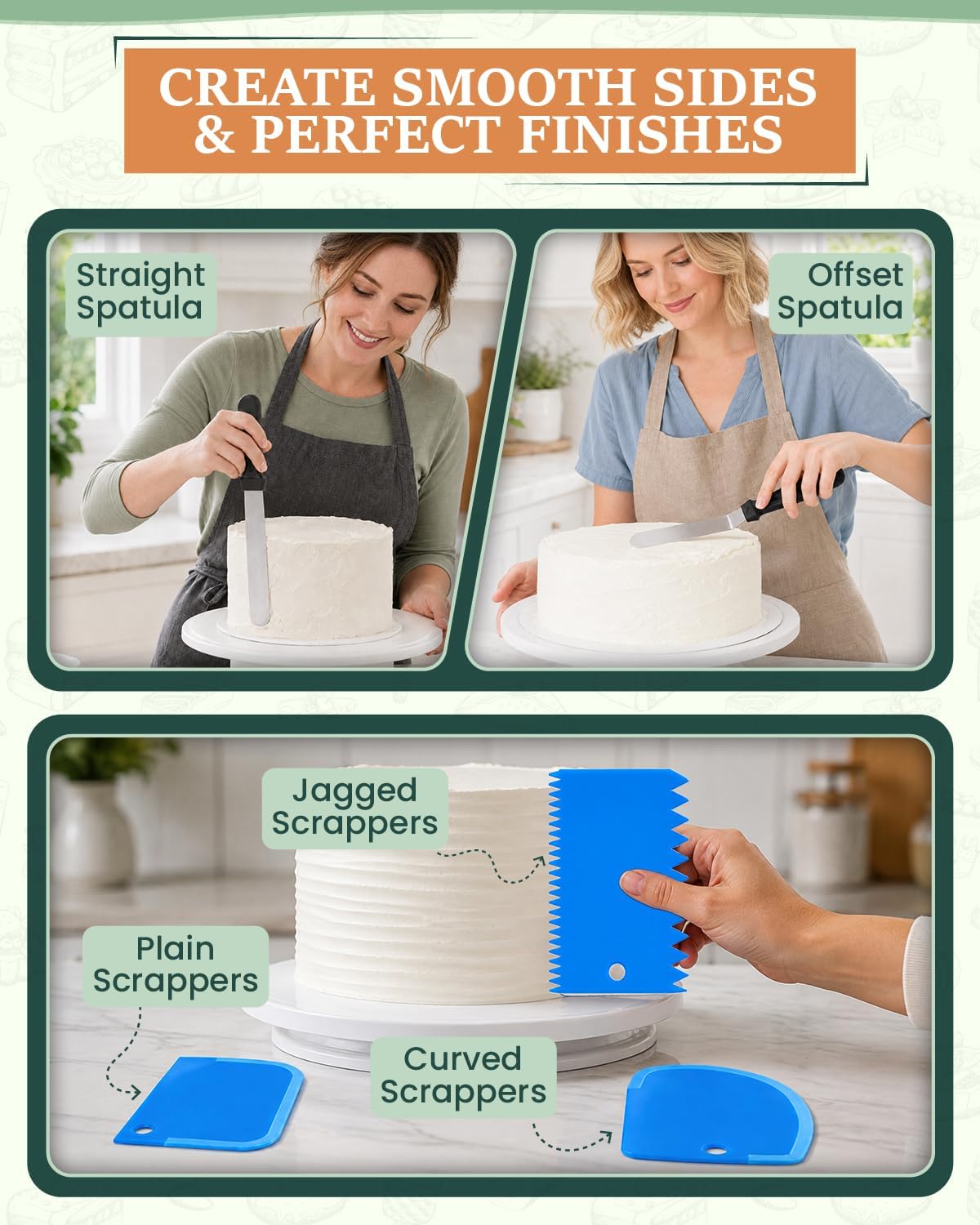 90PCs Cake Decorating Kit with Video Course for Beginners & Pros