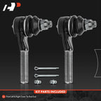 A-Premium 2 x Front Outer Tie Rod Ends, Compatible with Ford & Lincoln