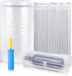 Inflatable Bubble Wrap Roll,12 inch x165 Feet, Inflatable Air Pillow Column Wrap for Packaging Moving Shipping