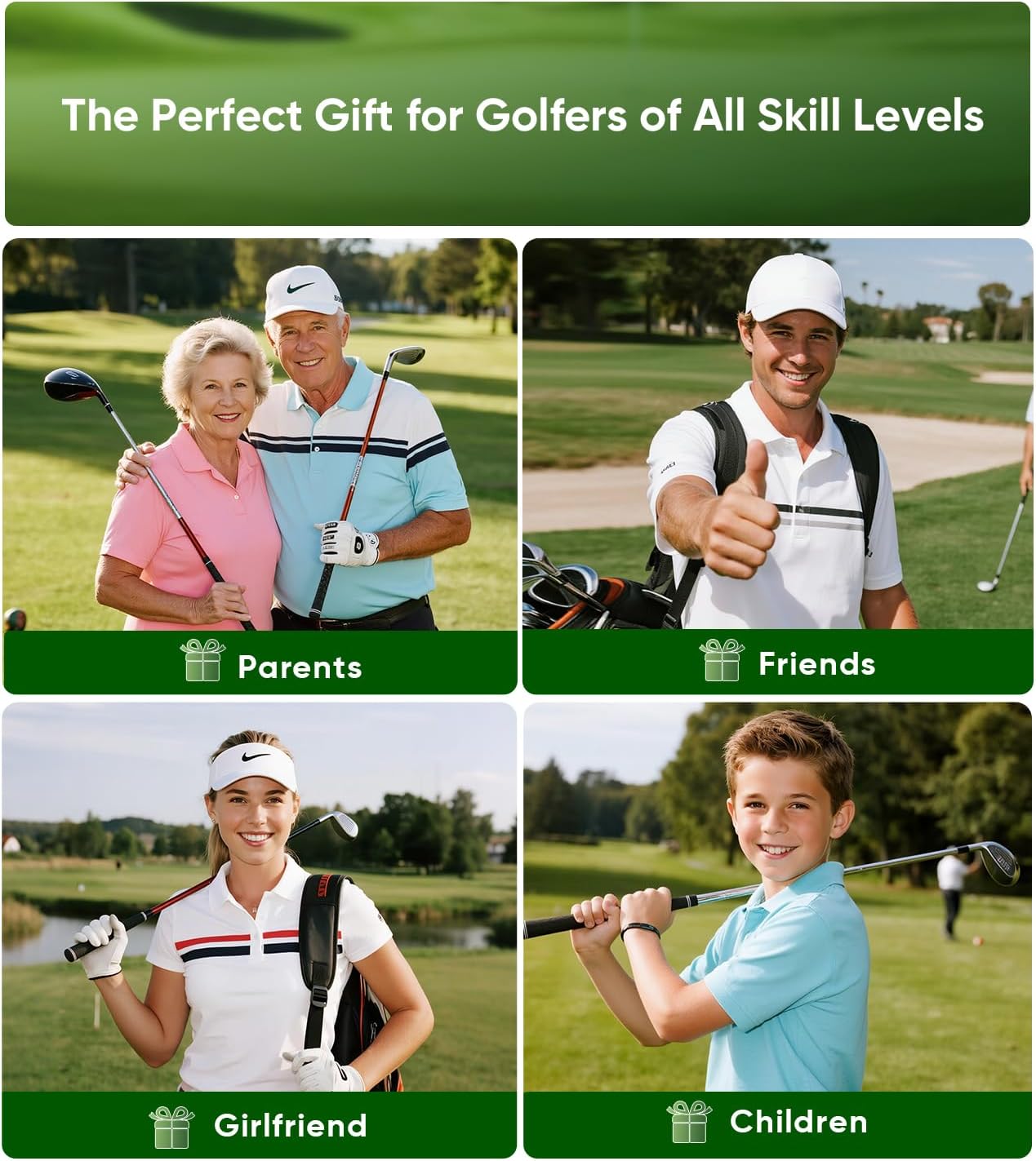 Golf Alignment Sticks and Angle Holder Set with Portable Bag, Golf Swing Trainer, Golf Training Practice Teaching Aid