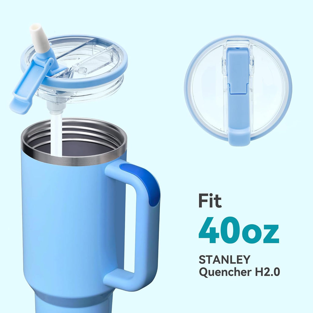 Tritan Replacement Lid for Stanley Quencher H2.0 40 oz & ProTour Tumbler
