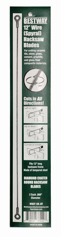 Diamond Rod Hacksaw Blade, (2 pcs)