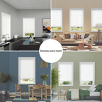 Light Filtering Roller Shades, 36" W x 72" L White