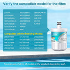 Alkaline 5231JA2002A Water Filter Replacement for LG LT500P,4 PACK