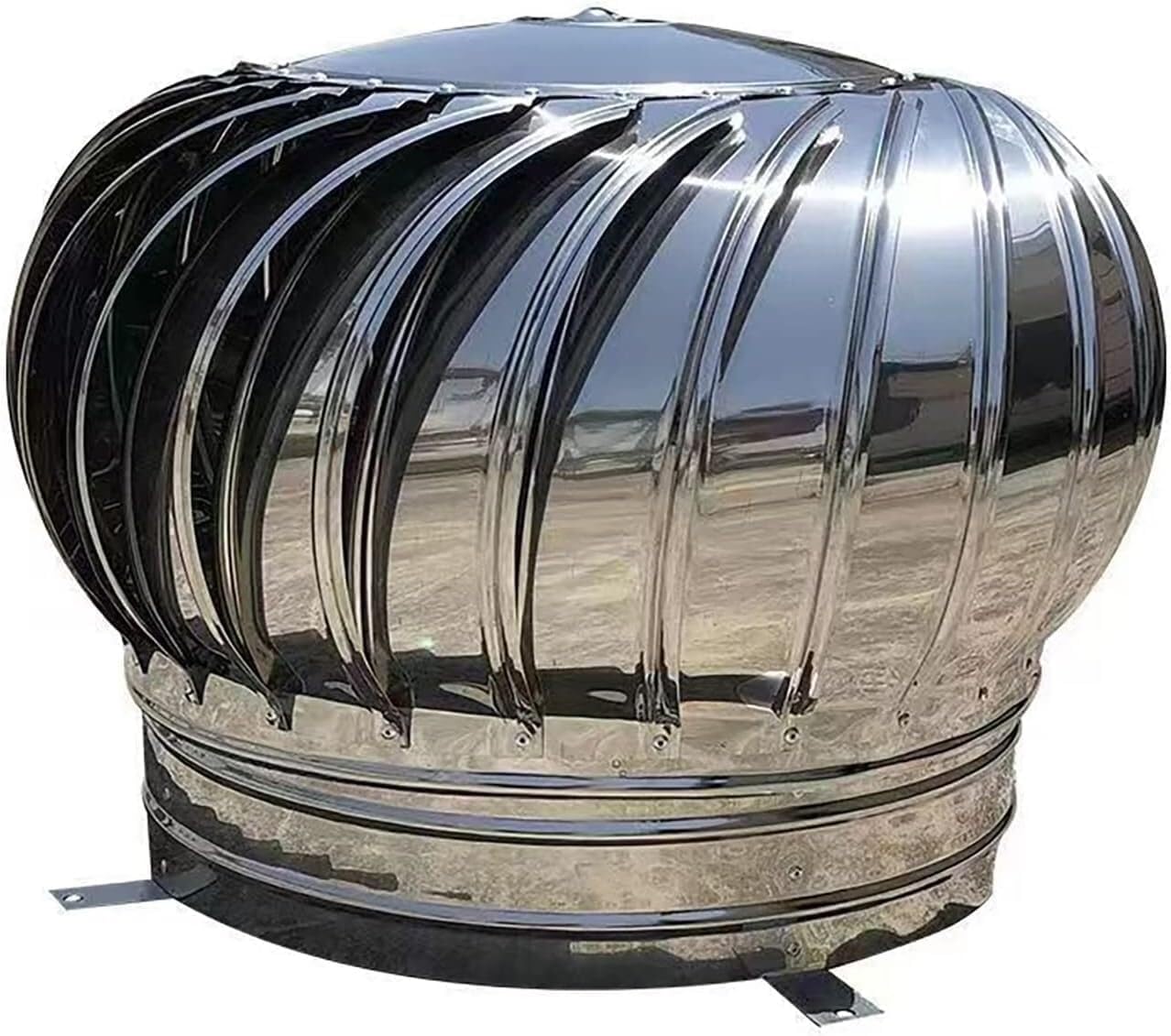 Ventilator Roof,304 Stainless Steel Powered by Wind Weatherproof,Fireplace Chimney Caps