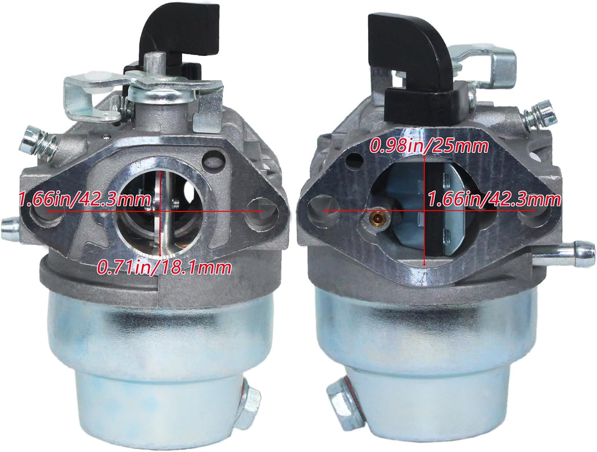 GCV160 Carburetor Kit Manual Choke, Compatible with Honda GCV160A Engine | Fit HRT216,HRB216,HRR216,HRS216 Lawn