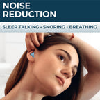 PQ Wax Ear Plugs, Silicone Earplugs for Sleep, Blue, 50 Ct