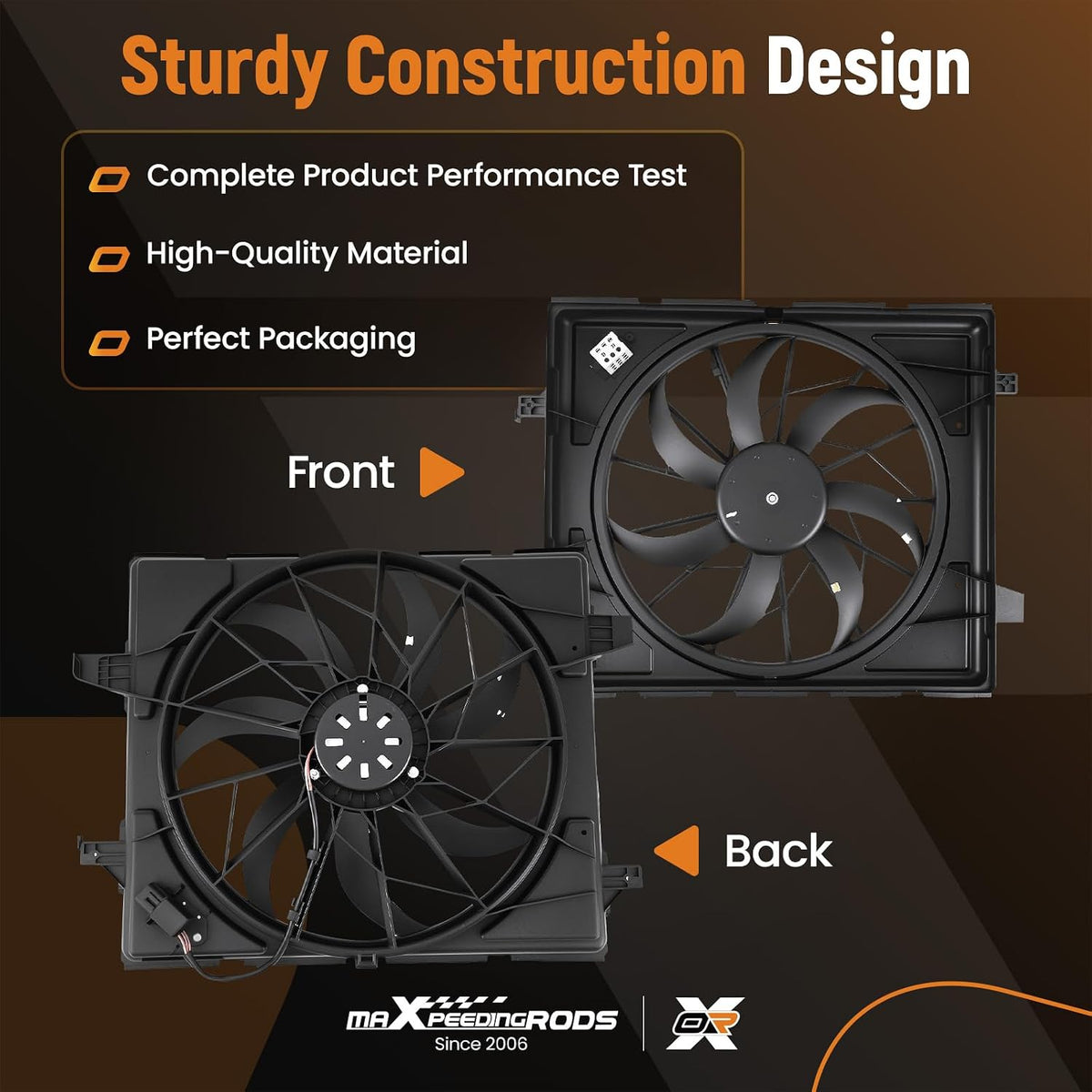 maXpeedingrods Engine Radiator Cooling Fan for Jeep Grand Cherokee