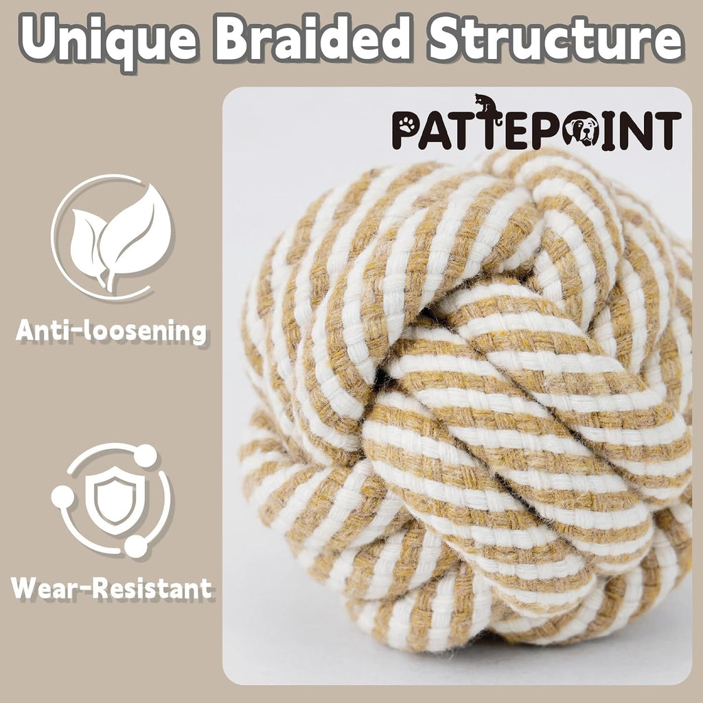 Dog Rope Toy for Small Dog 5pcs, Natural Chew Toys for Puppy, Medium Dogs