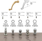 Prime-Line H 3956 3/8 In. Bore, Copperite, Window Crank Handle, Fits Pella Windows (Single Pack)
