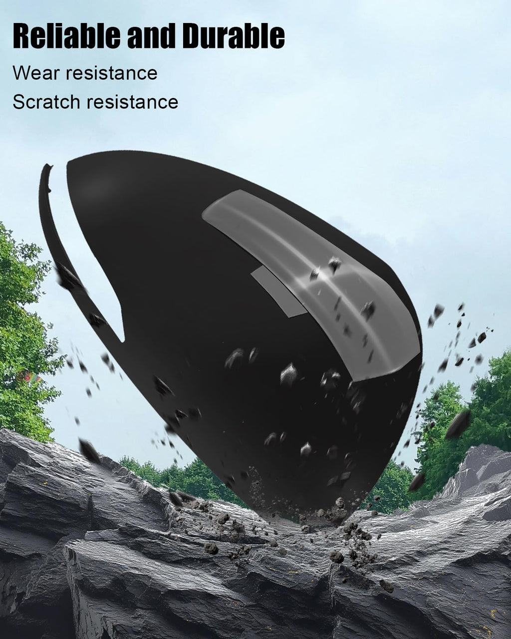 Passenger side Mirror Cap Cover Fit for Hyundai Sonata 2020-2023