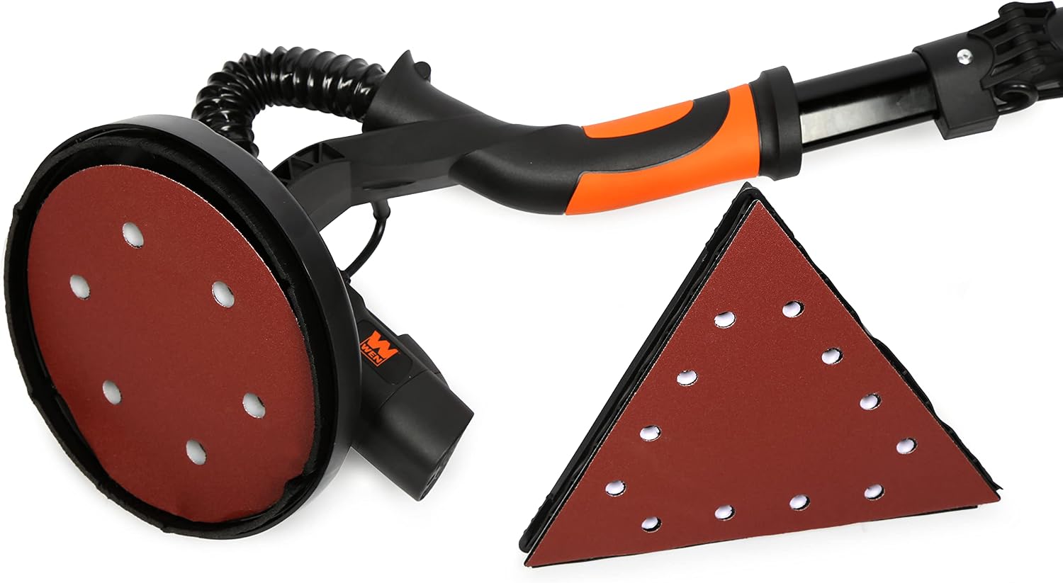 DW5084 5-Amp 2-in-1 Variable Speed Dual-Head Drywall Sander with 15-Foot Dust Hose , Black