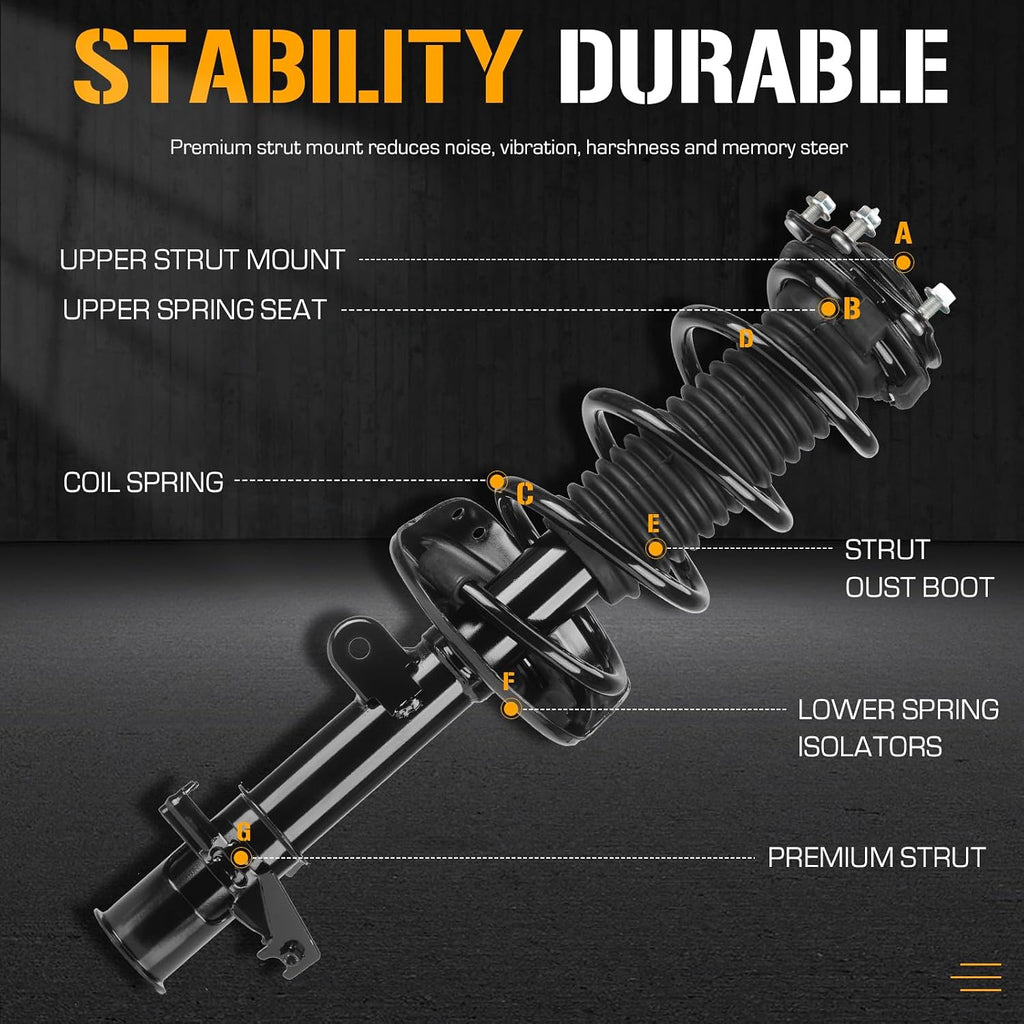 Front Struts Assembly Fit for Honda CR-V 2007-2014