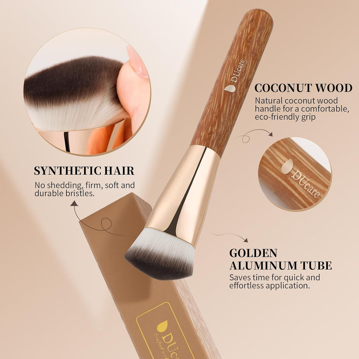 Pinnacle Foundation Brush, Professional Makeup Brush