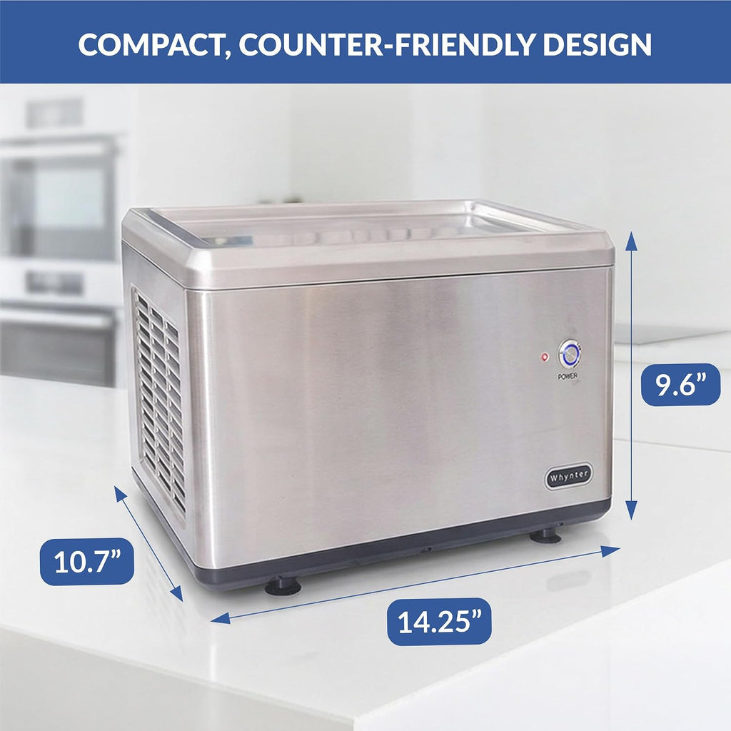 Automatic Rolled Ice Cream Maker, 0.5 Qt, ICR-300SS