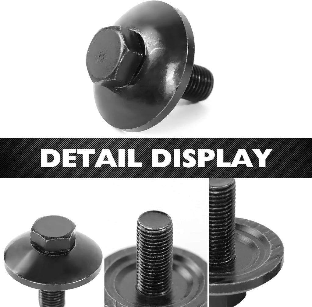 Husqvarna Tractor Blade Bolt with Cupped Washer,4 Pack | For AVP Craftsman Lawn Mower Blade 532193003,1-1/4" X