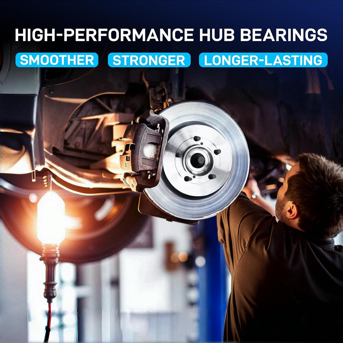 515096 Front 4WD Wheel Bearing Hub Assembly for 07-13 Silverado Sierra 1500
