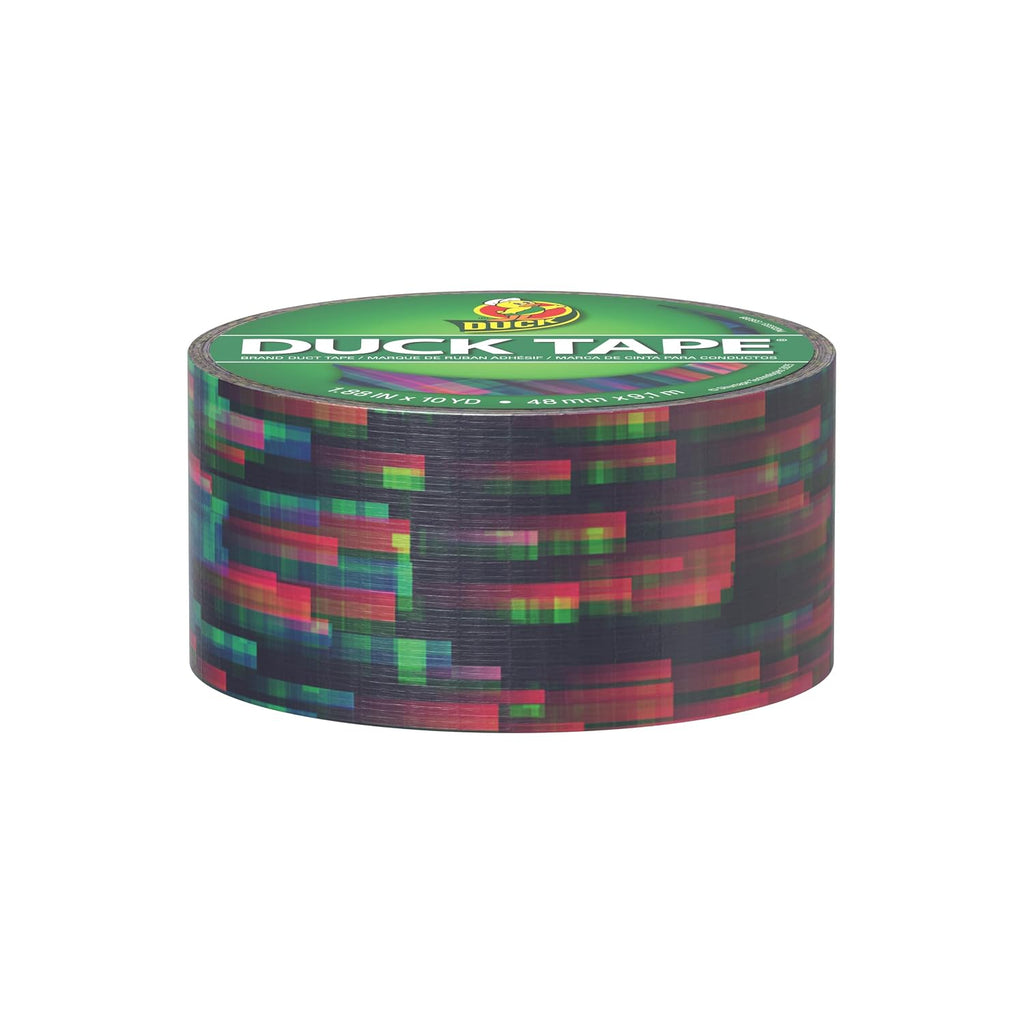 Duck Brand Digital Glitch Printed Duct Tape, 1.88 in. x 10 yd., Heavy Duty