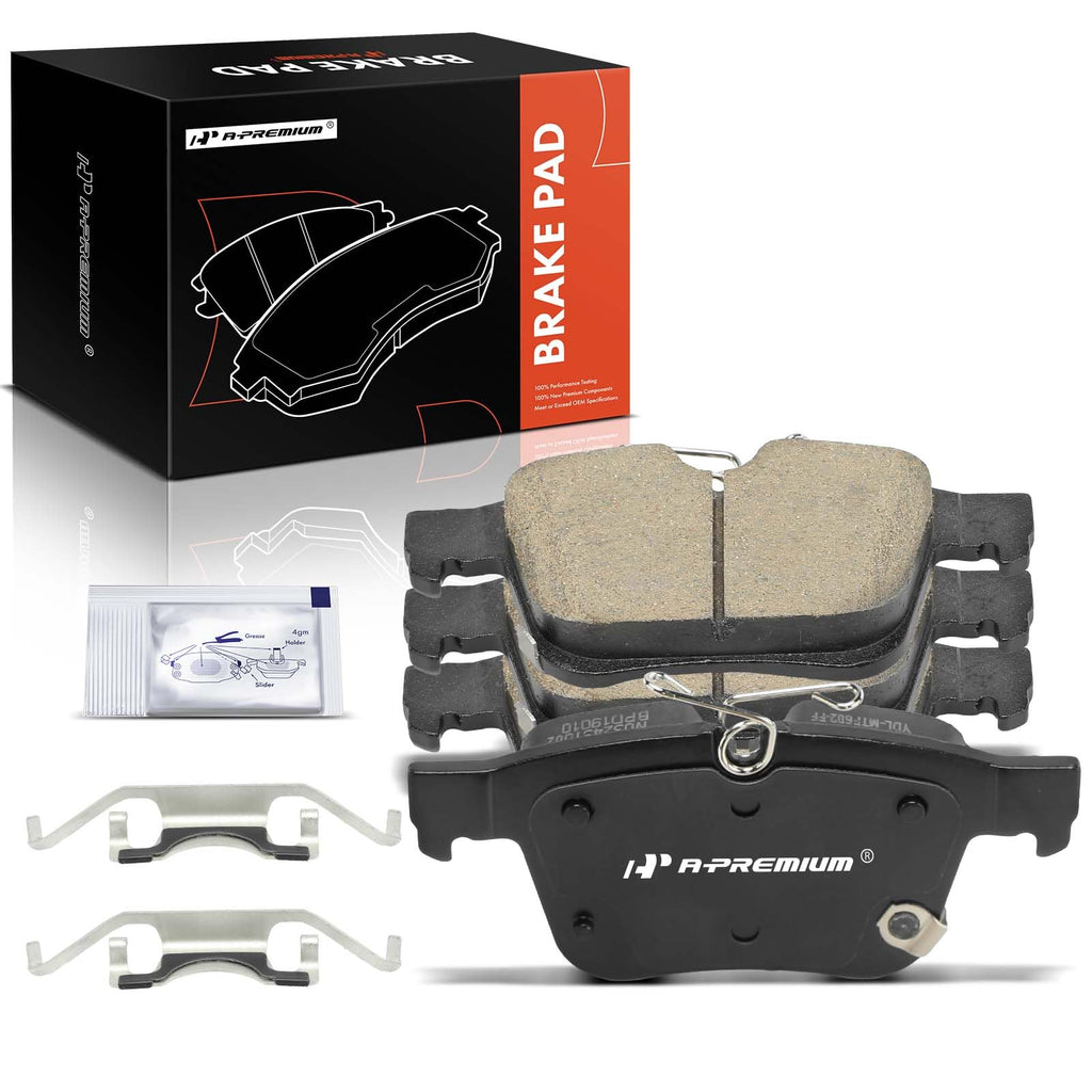 A-Premium Rear Ceramic Brake Pads Compatible with Chrysler