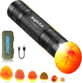 Egg Candler for Chicken Eggs, Rechargeable Bright Cool Light Egg Candler Tester for Chicken Duck Eggs, Handheld Egg