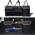 Trunk Hanging Organizer, Backseat Bag, Car Interior Accessories with 4 Pockets & 2 Mesh Pouches for Groceries, Will