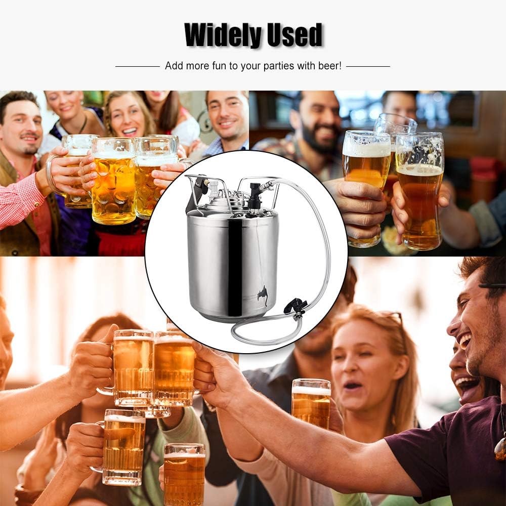 3ft Ball Lock Beer Line Assembly Liquid Line Picnic Tap Ball Lock Quick Disconnect Faucet Food Safe Clear Tube Kit