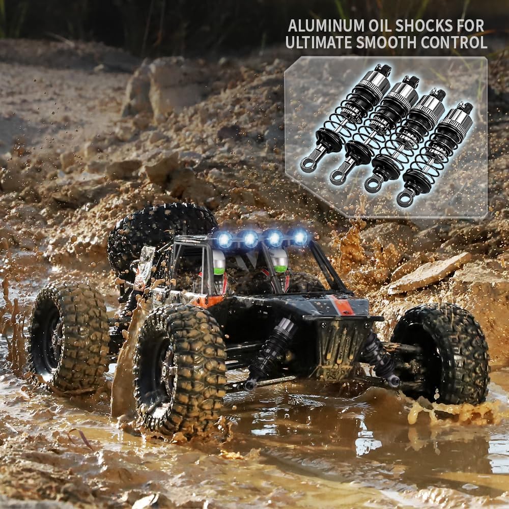 905 Protector 1:12 Scale RC Cars, Off-Road RC Buggy Hobby Grade | Aluminum Oil-Filled Shocks, Fast Remote Control Car