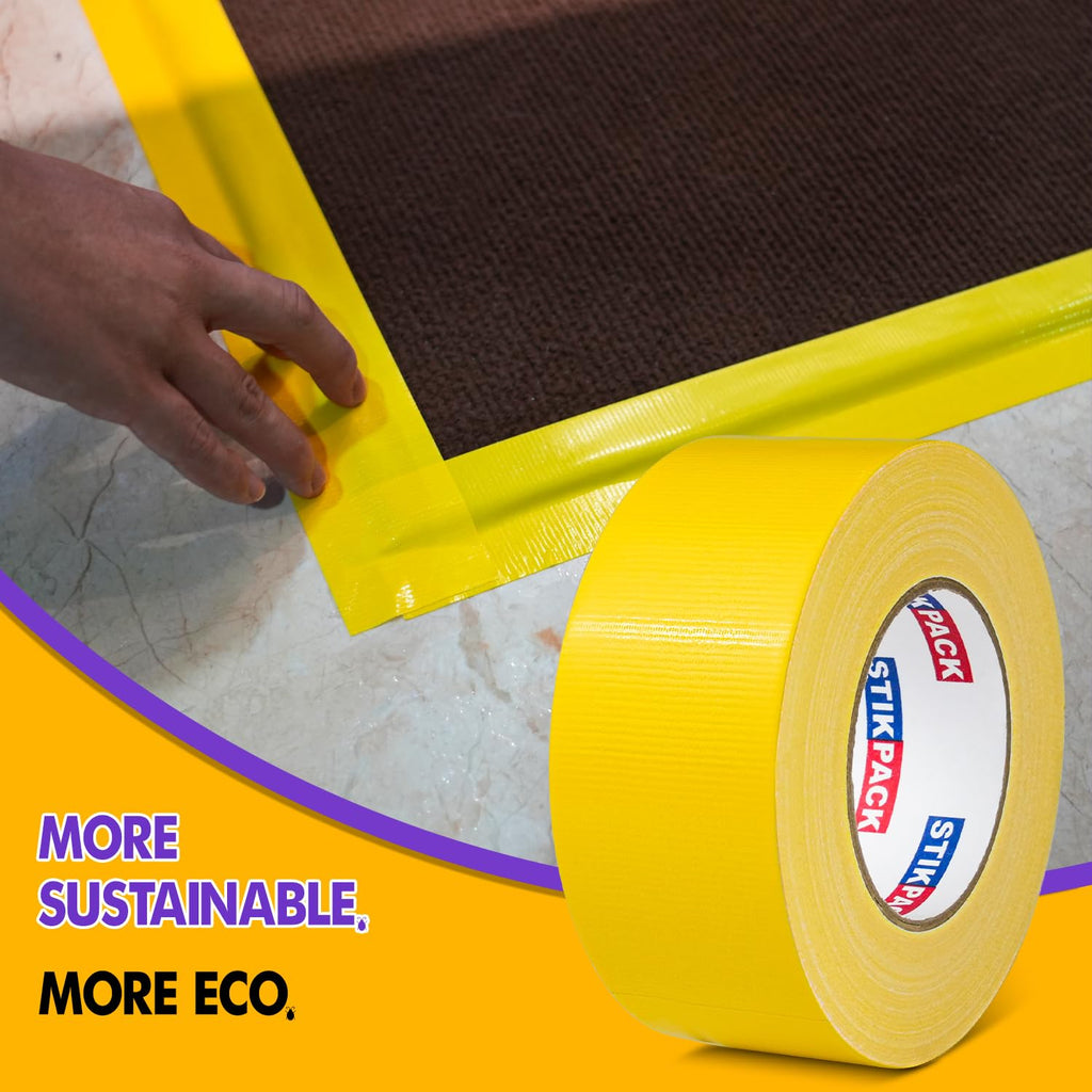 Heavy Duty Yellow Duct Tape 2 Inches x 165 Feet, 1 Roll
