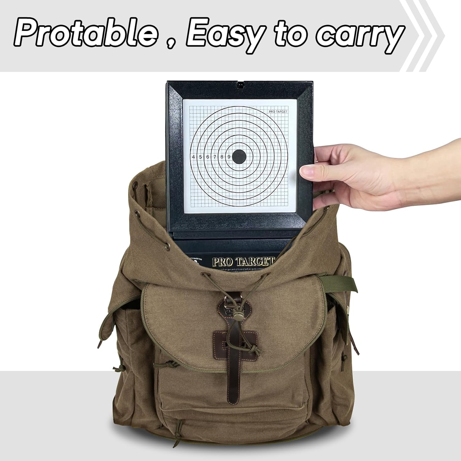 Airsoft Targets with Catcher for Kids, Beginners, Hobbyists | Foldable BB Trap System for 6mm Plastic BBs, Backyard