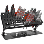Screwdriver Organizer Holder Rack: Height Adjustable (Black)