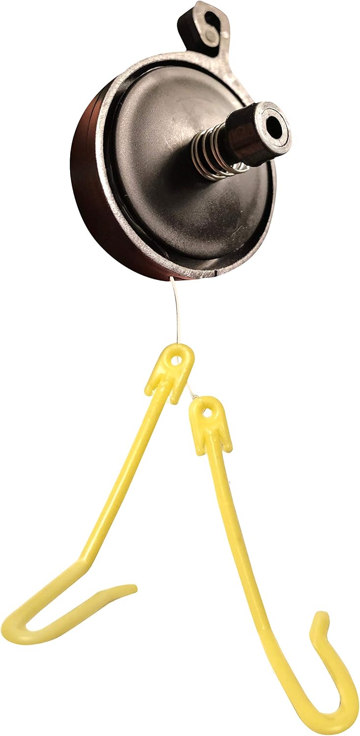 Plant Yoyo Hangers - 24 Pack - 2 Hooks - Plant Support for Stems & Branches with Heavy Buds, Colas, Flowers, Fruits &