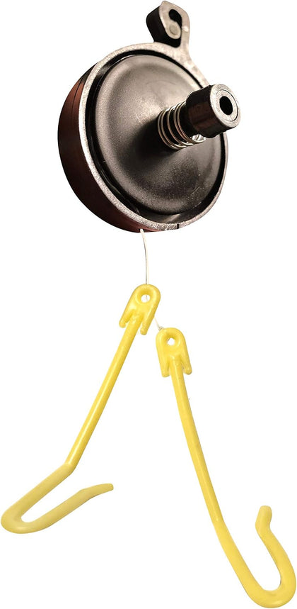 Plant Yoyo Hangers - 12 Pack - 2 Hooks - Plant Support for Stems & Branches with Heavy Buds, Colas, Flowers, Fruits &