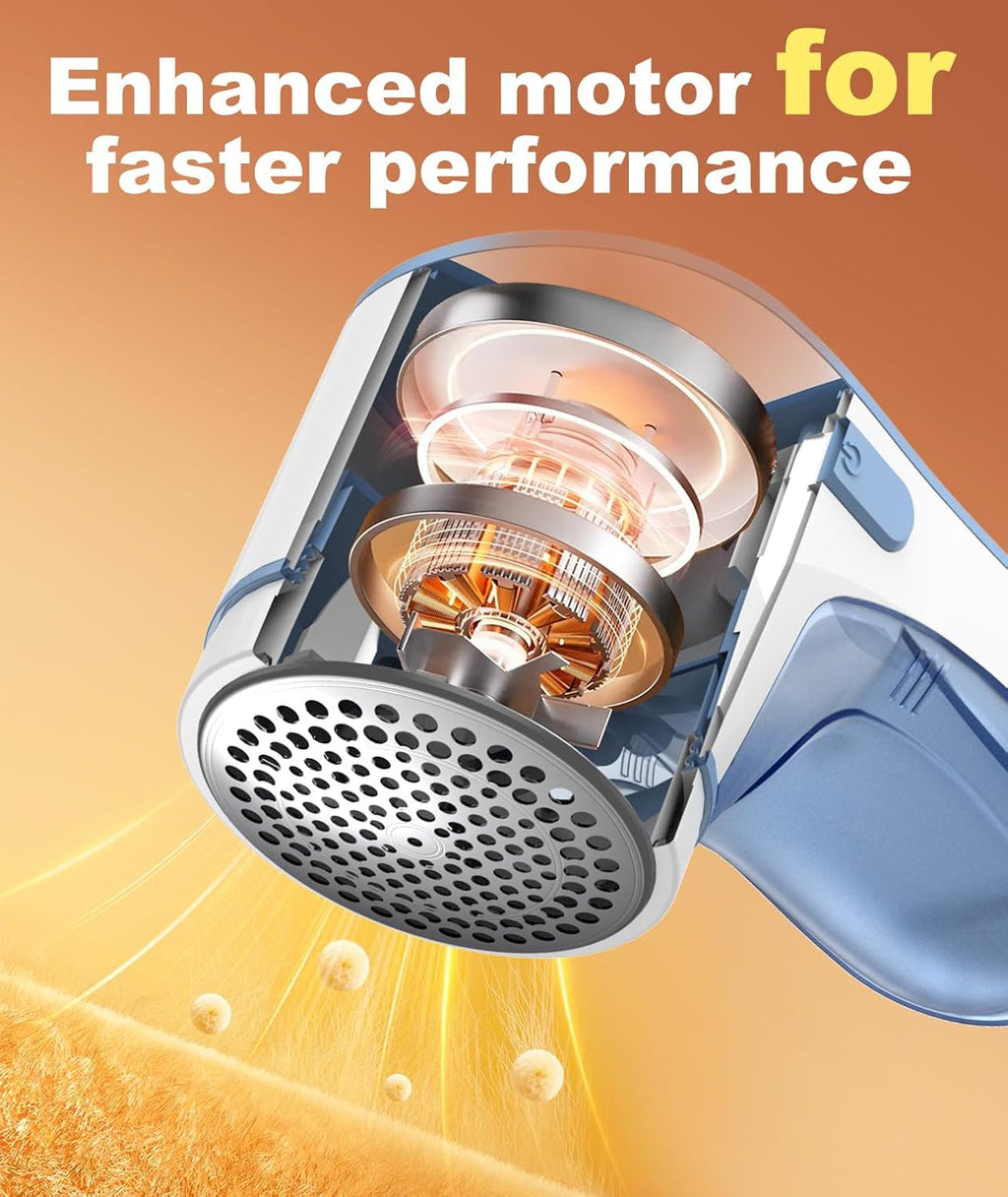 Fabric Shaver, Lint Remover for Clothes, Effectively and Quickly Remove Pills, Sweater Shaver with Stainless Steel