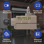 Liyufecor CNTD TZ-6003 15A Heavy Duty Micro Switch