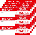 Fragile & Heavy Warning Labels for Moving Boxes with Writing Space