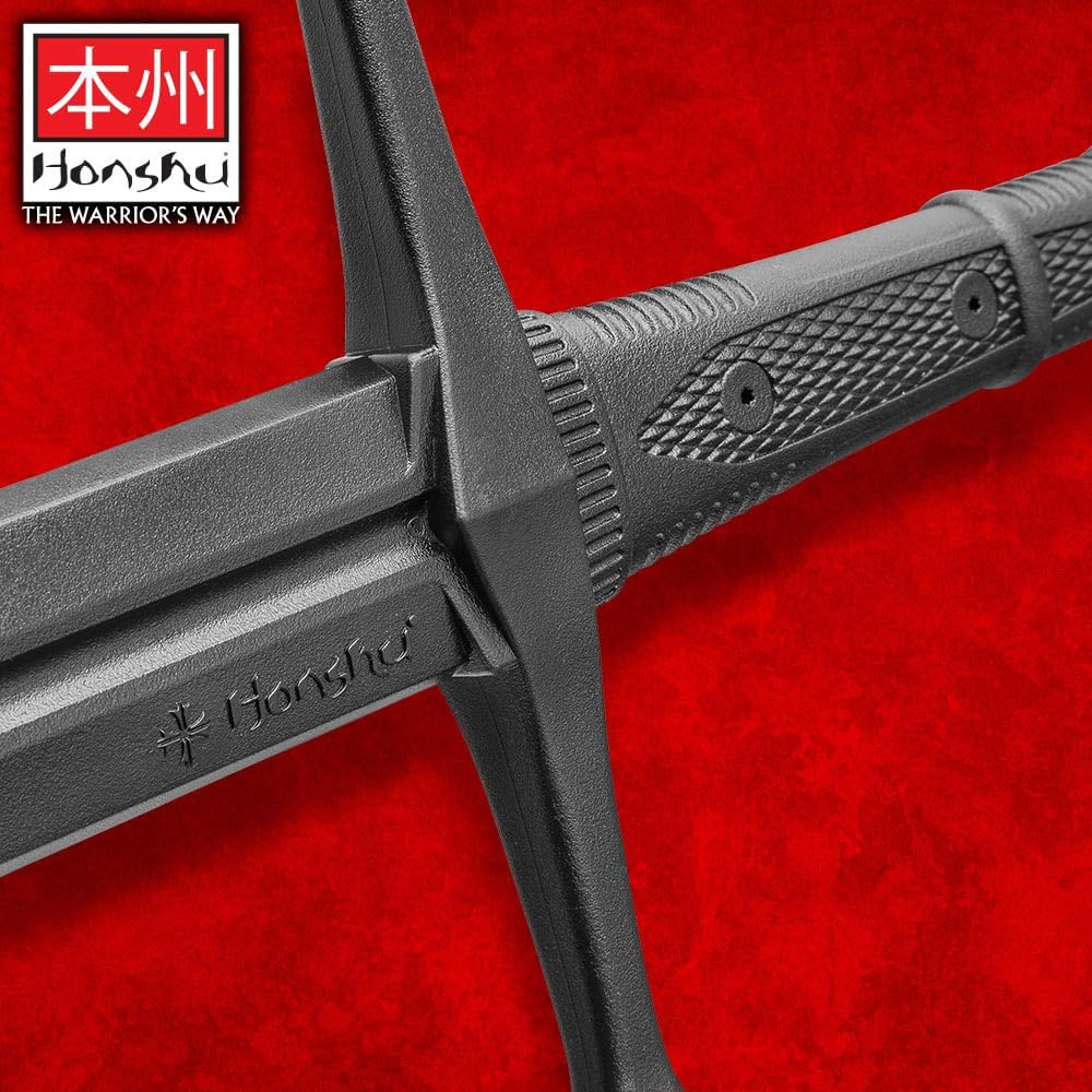 Polypropylene Bokken Training Sword Broadsword | 43 1/2" Blunt Longsword | Practice Swords for Sparring | Balanced &