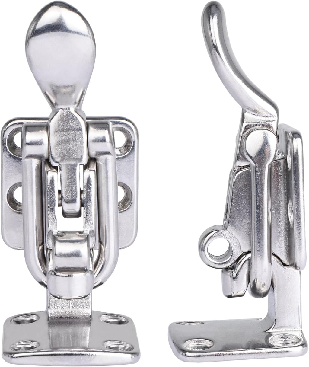 NovelBee 2pcs 90 Degree Clamp Latches,Boat Hatch Latches,Hold Down Clamp