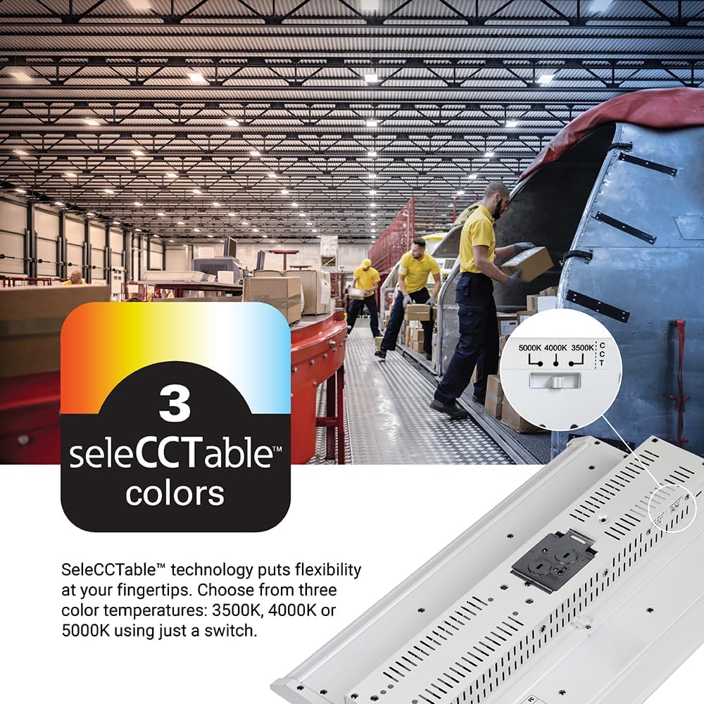 Metalux LHBS 1.6ft LED Linear High Bay LED 400W Equivalent