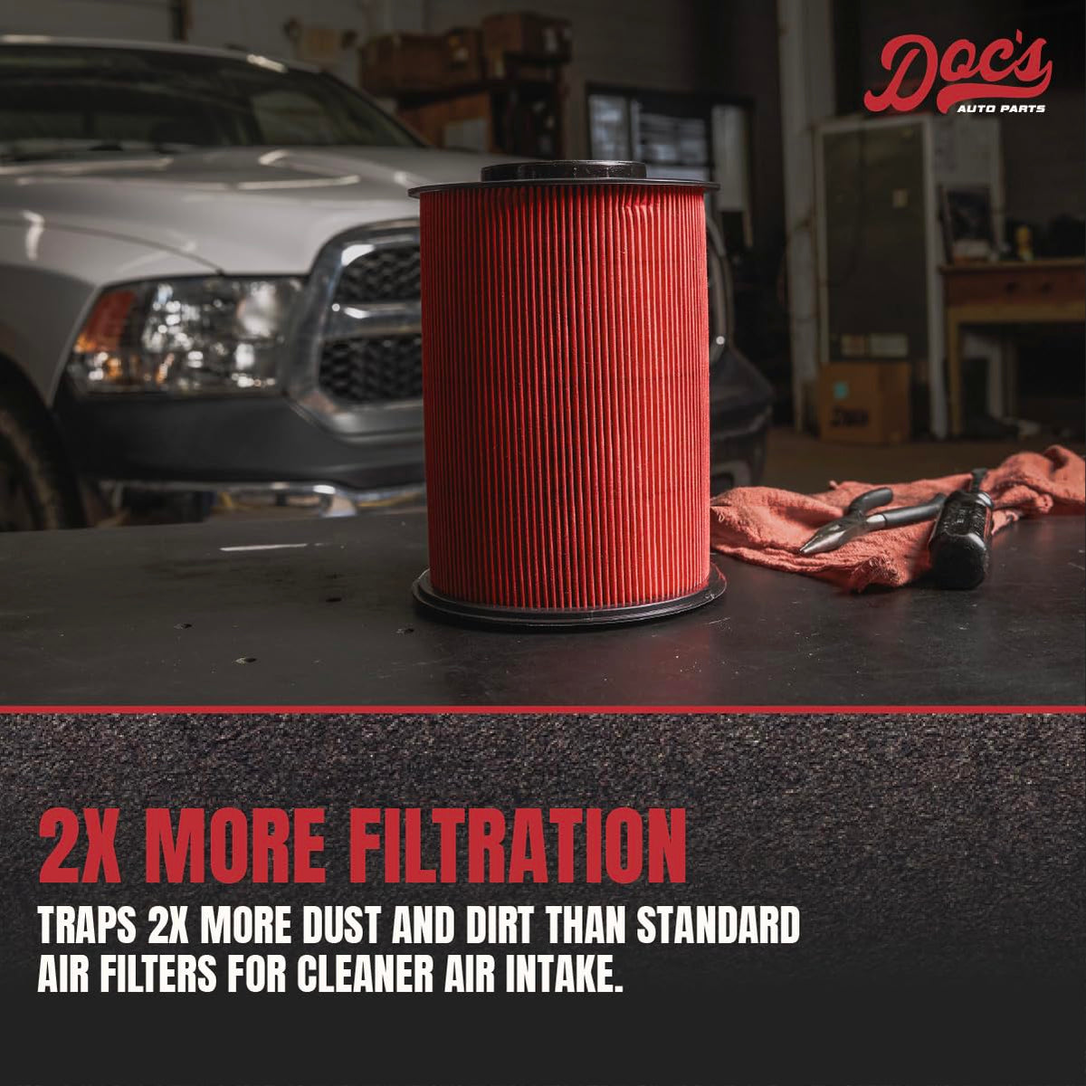 Doc's MaxFlow Air Filter Fits Volvo S40 1.9L 2000-2004