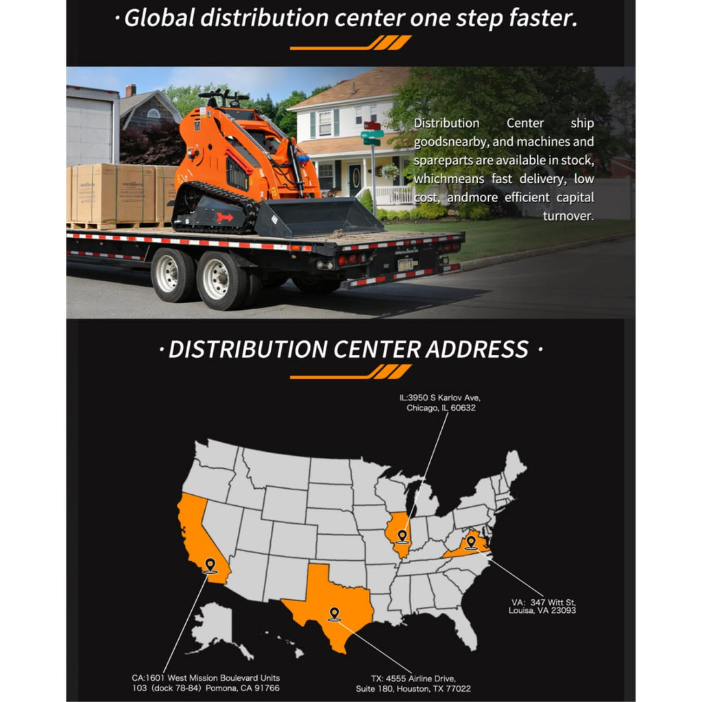 23 HP Compact Double Cooling Mini Skid Steer Loader DS-SS70